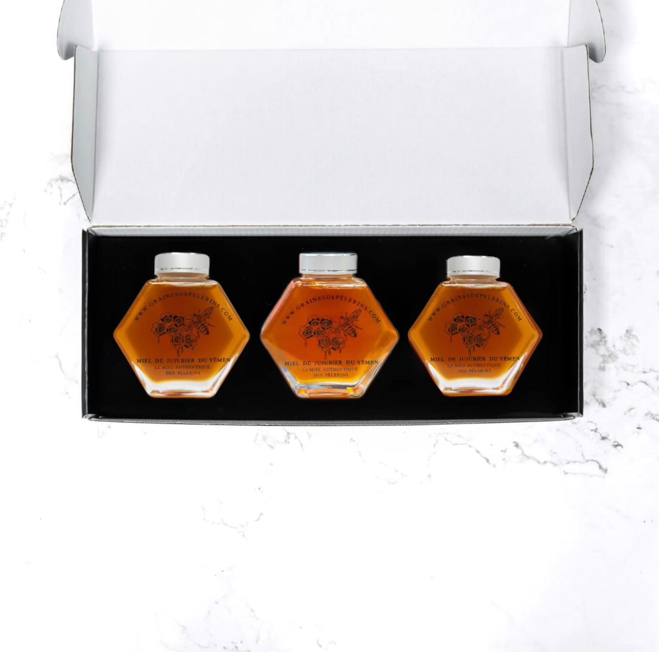 TRIO MIEL DE JUJUBIER DU YEMEN 3x250g