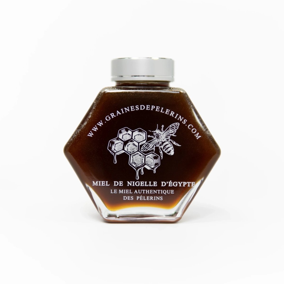 MIEL DE NIGELLE D'ÉGYPTE – COFFRET ÉCRIN CUILLÈRE(250G)