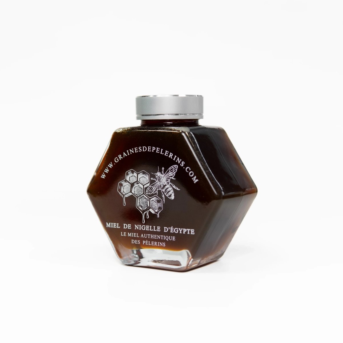 MIEL DE NIGELLE D'ÉGYPTE – COFFRET ÉCRIN CUILLÈRE(250G)