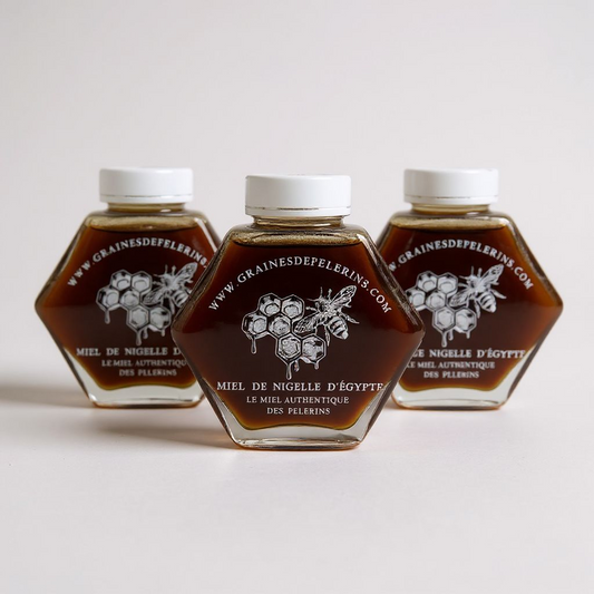 TRIO MIEL DE NIGELLE D'ÉGYPTE 3x250g