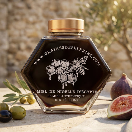 Miel de Nigelle d'Égypte, pot 250g, été