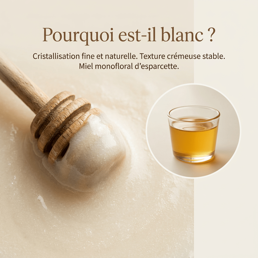 WEISSER HONIG AUS KIRGISISTAN – GESCHENKSET MIT LÖFFEL (250G)