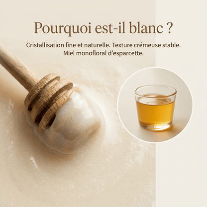 WEISSER HONIG AUS KIRGISISTAN – GESCHENKSET MIT LÖFFEL (250G)