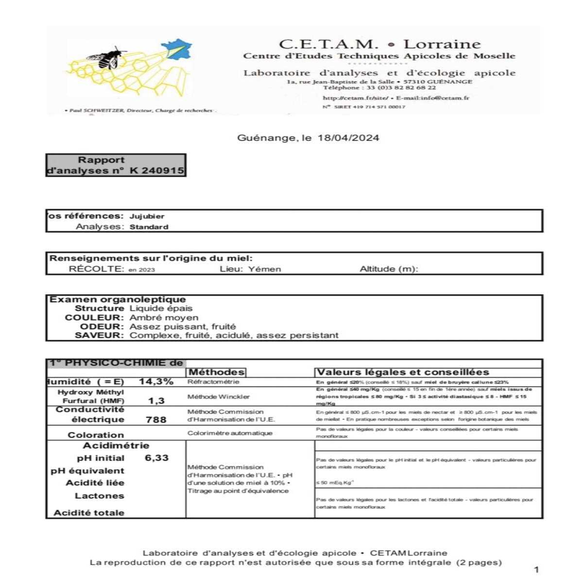 JUJUBIENENHONIG AUS DEM JEMEN – GESCHENKSET MIT LÖFFEL (250G)