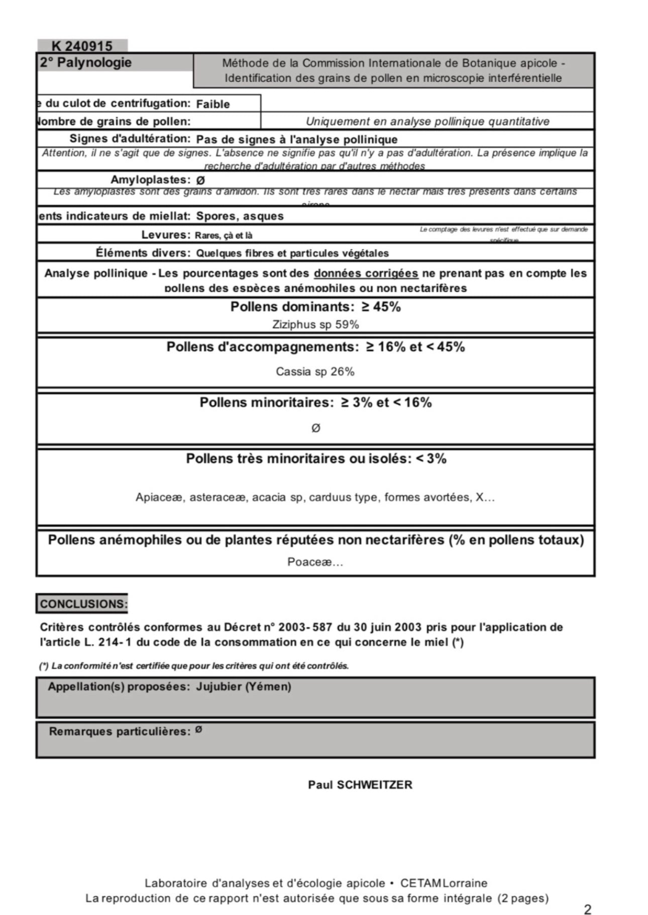 MIEL  DE  JUJUBIER  DU  YÉMEN  –  COFFRET ÉCRIN CUILLÈRE(250G)