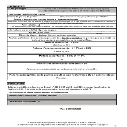 JUJUBIENENHONIG AUS DEM JEMEN – GESCHENKSET MIT LÖFFEL (250G)