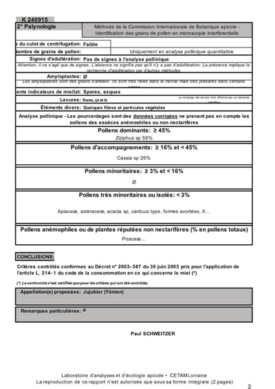 MIEL  DE  JUJUBIER  DU  YÉMEN  –  COFFRET ÉCRIN CUILLÈRE(250G)