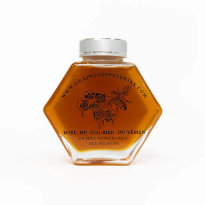MIEL  DE  JUJUBIER  DU  YÉMEN  –  COFFRET ÉCRIN CUILLÈRE(250G)