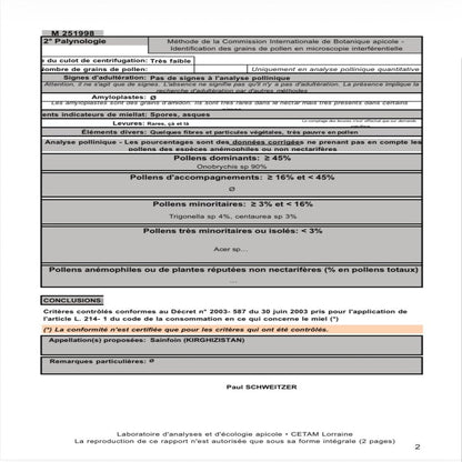 WEISSER HONIG AUS KIRGISISTAN – GESCHENKSET MIT LÖFFEL (250G)