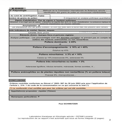 JUJUBIENENHONIG AUS DEM JEMEN – GESCHENKSET MIT LÖFFEL (250G)