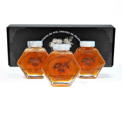 TRIO MIEL DE JUJUBIER DU YEMEN 3x250g