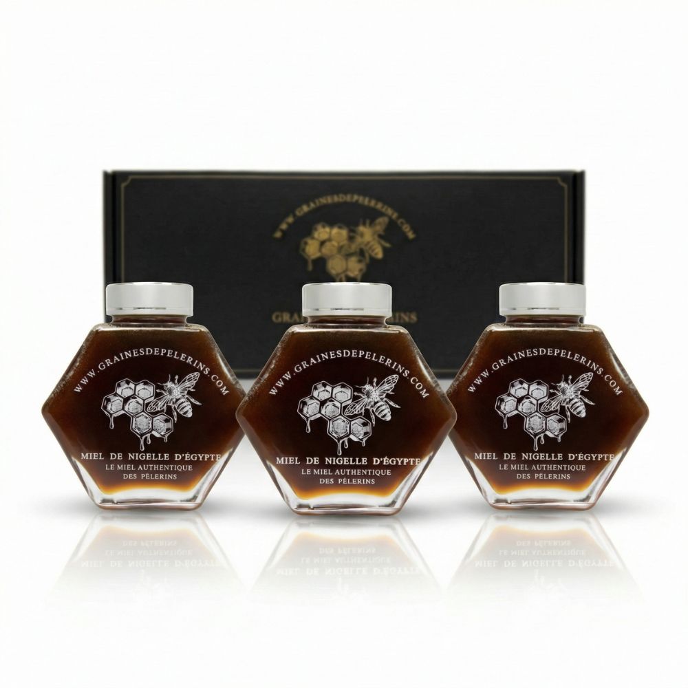 Trio Miel De Nigelle D'égypte 3x250g