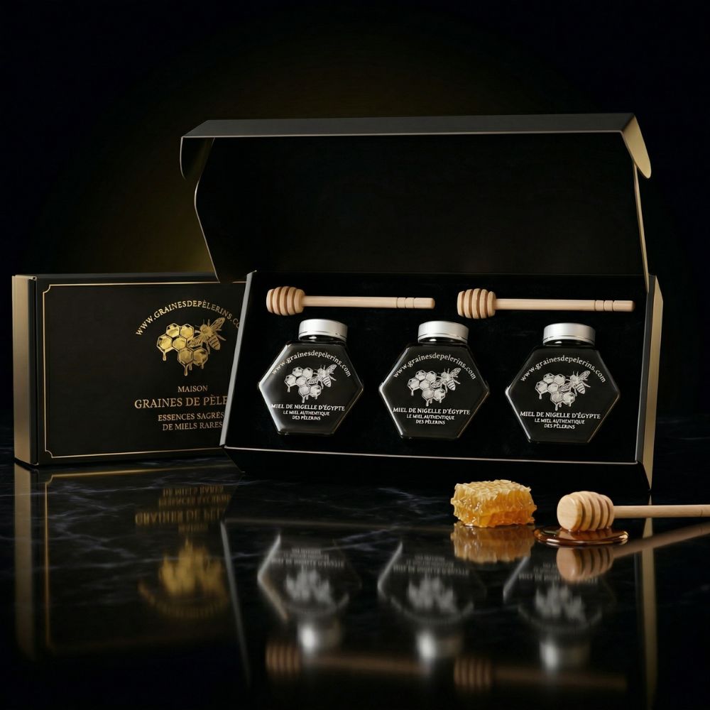 Trio Miel De Nigelle D'égypte 3x250g