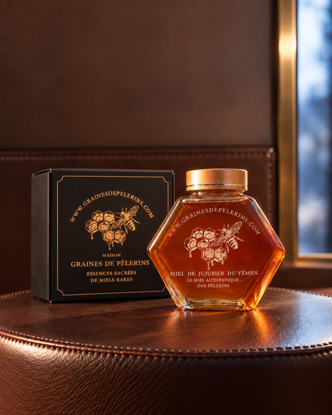 Miel de Jujubier du Yémen · Ambré d'Exception · Écrin et Cuillère · 250g