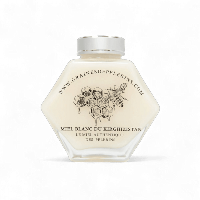 Miel Blanc du Kirghizistan en pot écrin premium 250g
